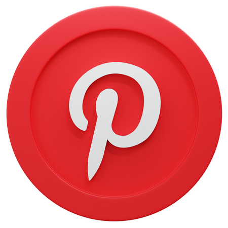 Free Pinterest  3D Icon