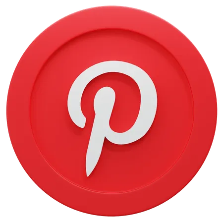 Free Pinterest  3D Icon