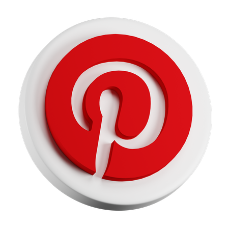 Free Pinterest  3D Icon