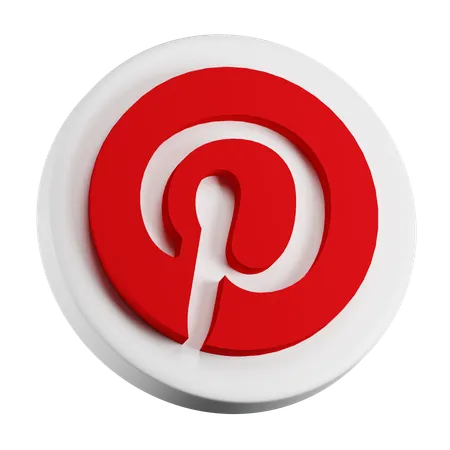 Free Pinterest  3D Icon