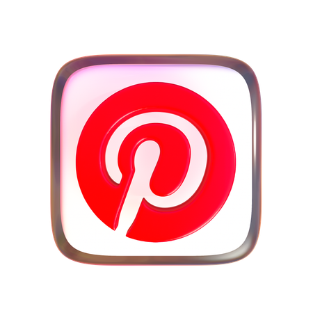 Free Pinterest  3D Icon