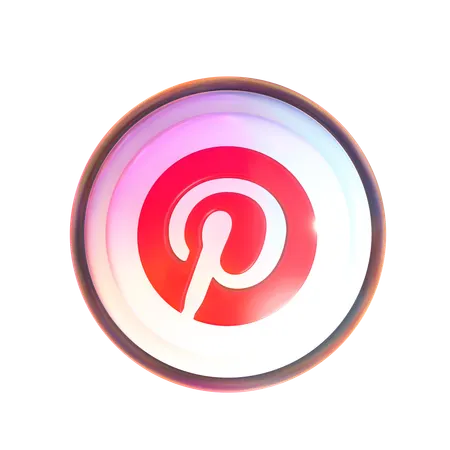 Free Pinterest  3D Icon