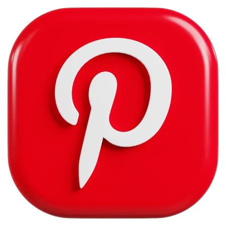 Free Pinterest  3D Icon