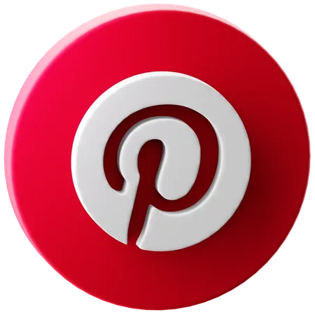 Free Pinterest  3D Icon