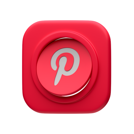 Free Pinterest  3D Icon