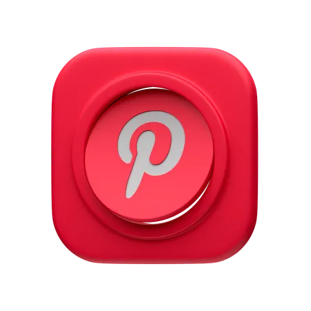 Free Pinterest  3D Icon