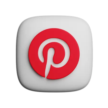 Free Pinterest  3D Icon