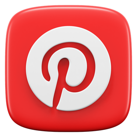 Free Pinterest  3D Icon