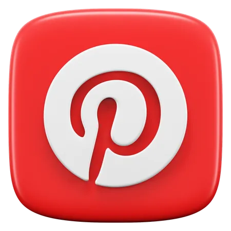 Free Pinterest  3D Icon