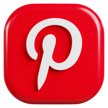 Free Pinterest  3D Icon