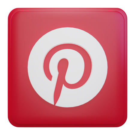 Free Pinterest  3D Icon