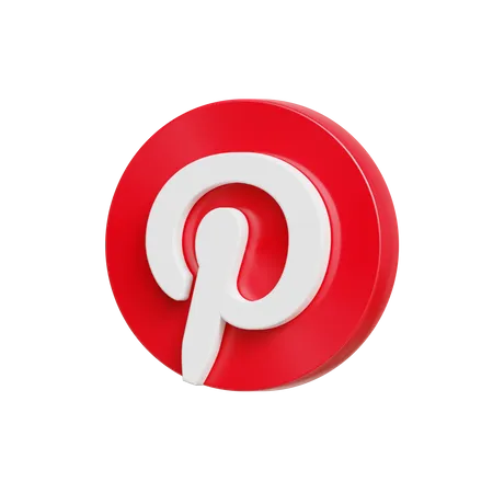 Free Pintrest  3D Icon