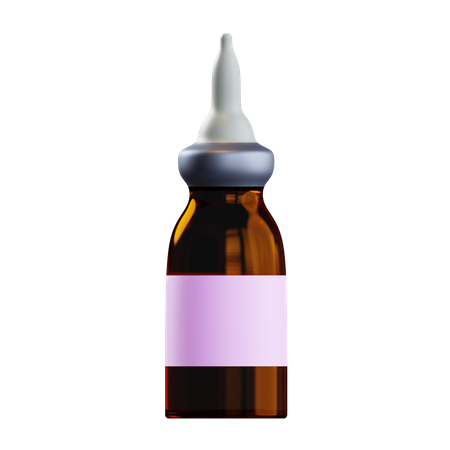 Free Pipet Bottle  3D Icon