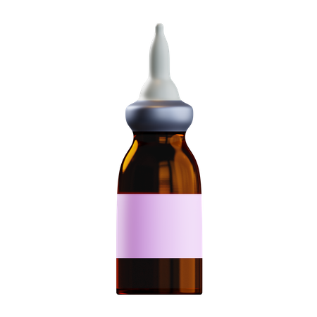 Free Pipet Bottle  3D Icon