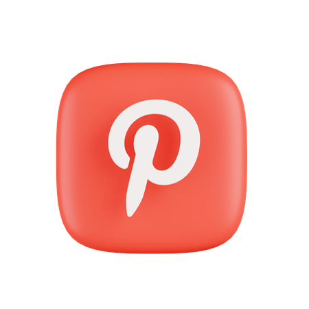 Free Piterest  3D Icon