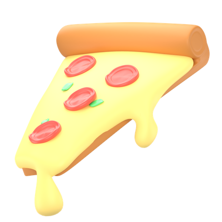 Free Pizza  3D Icon