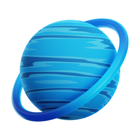 Free Planet Uranus 3D Icon