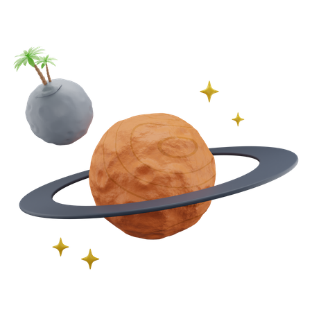 Free Planète  3D Icon