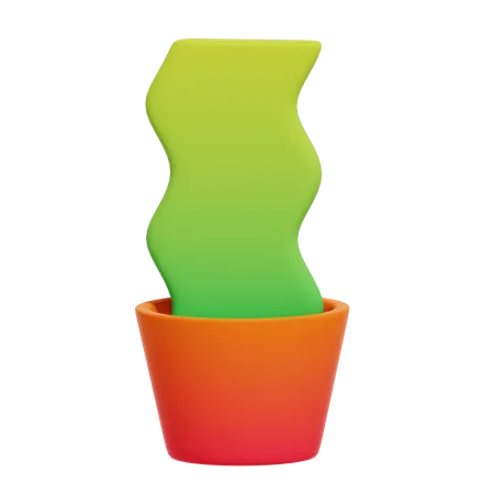 Free Plant Pot  3D Illustration