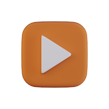 Free Play Button  3D Icon