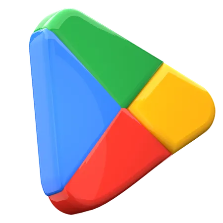 Free Play store  3D Icon