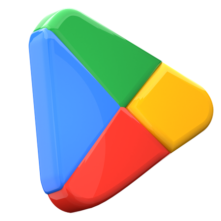 Free Play store  3D Icon