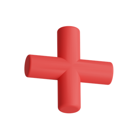 Free Plus  3D Icon