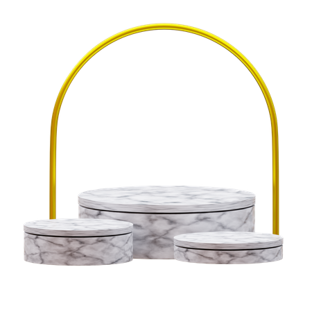 Free Pódio de mármore  3D Icon