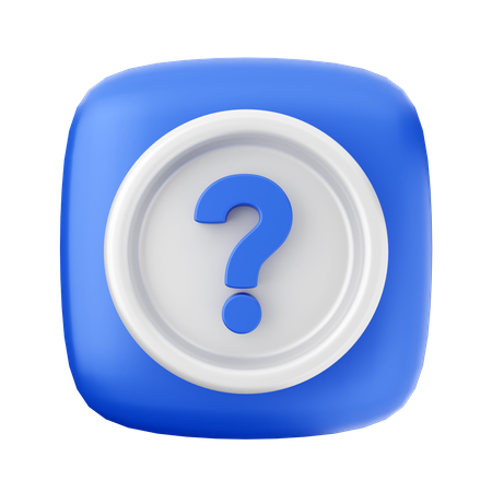 Free Point d'interrogation  3D Icon