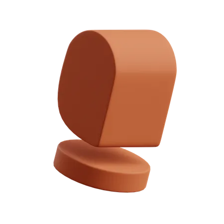 Free Pointed Cylinder Base  3D Icon