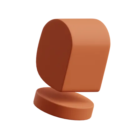 Free Pointed Cylinder Base 3D Icon