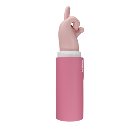 Free Pointing Hand Gesture  3D Icon