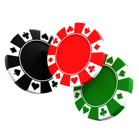 Free Poker Coin  3D Icon