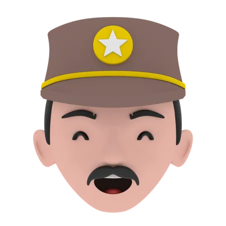 Free Police man  3D Icon