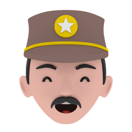 Free Policier  3D Icon