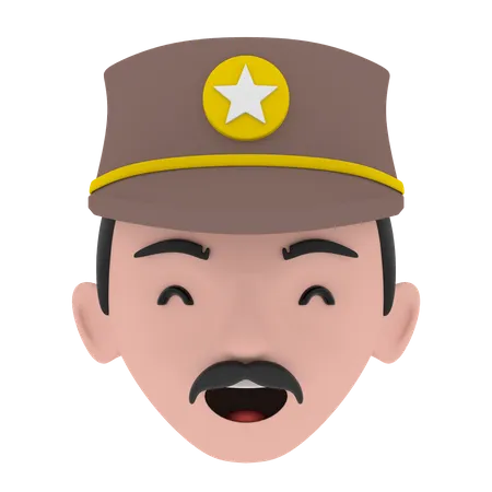 Free Polizist  3D Icon