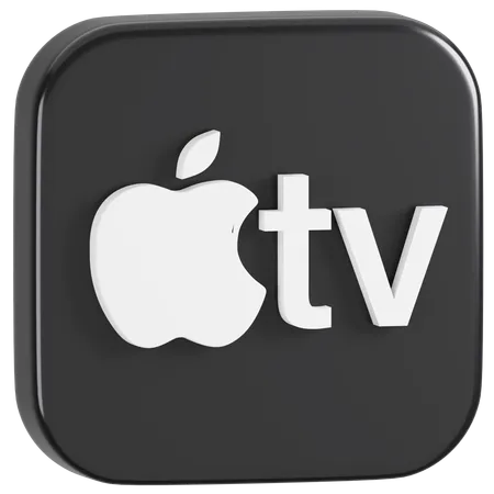 Free Apple TV  3D Icon