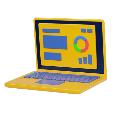 Free Computadora portátil  3D Icon