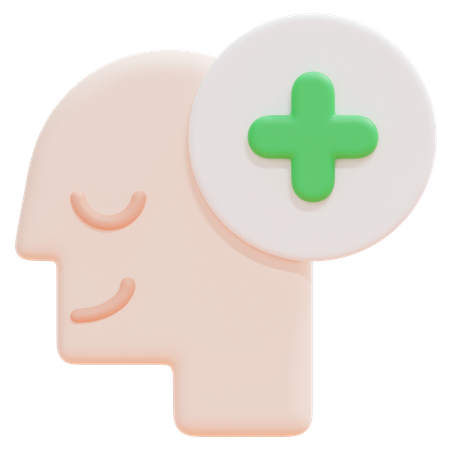 Free Positive Mind  3D Icon