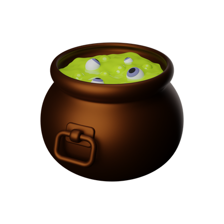 Free Pote de bruxa  3D Icon