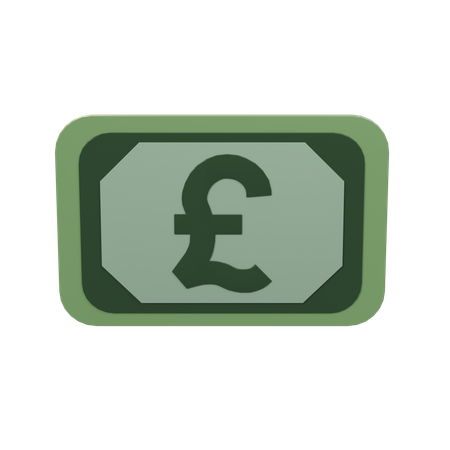 Free Pound Money  3D Icon