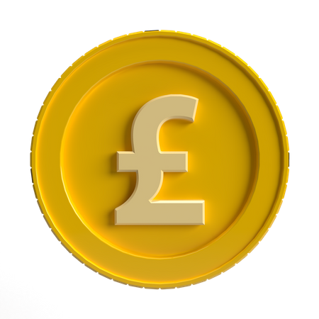 Free Poundsterling Coin  3D Icon