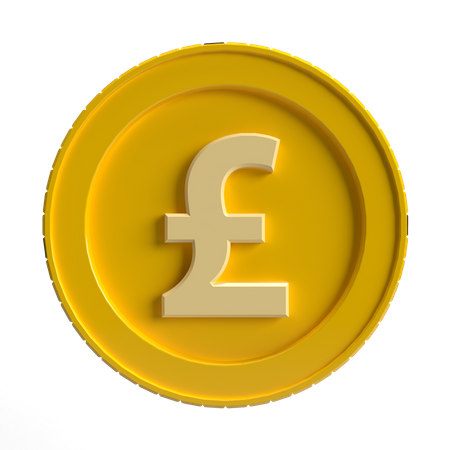 Free Poundsterling Coin  3D Icon