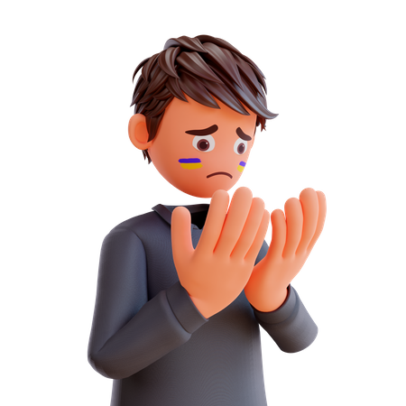 Free Pray For Ukraine  3D Icon