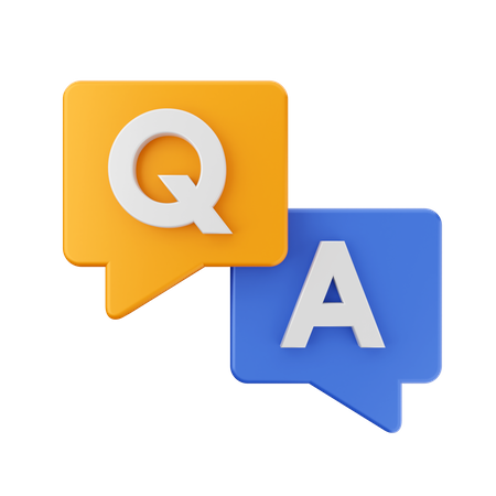Free Chat de preguntas frecuentes  3D Icon