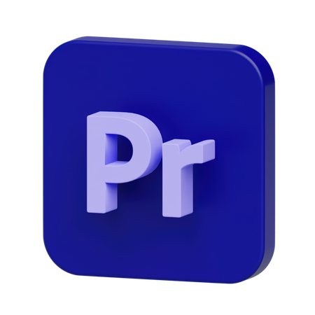 Free Premierepro Logo 3D Illustration