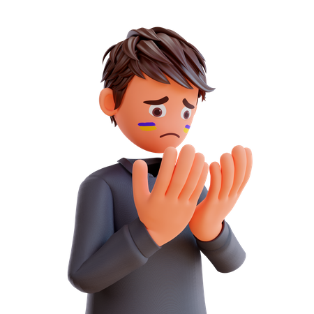 Free Priez pour l'Ukraine  3D Icon
