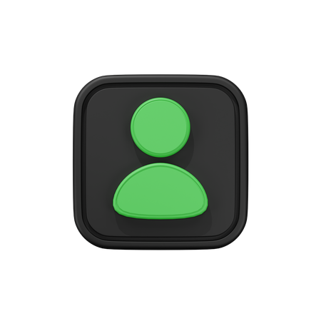 Free プロフィール  3D Icon
