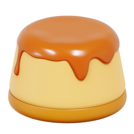 Free Pudding  3D Icon