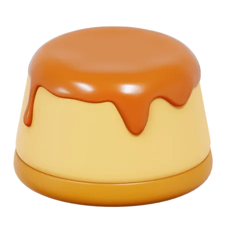 Free Pudding  3D Icon